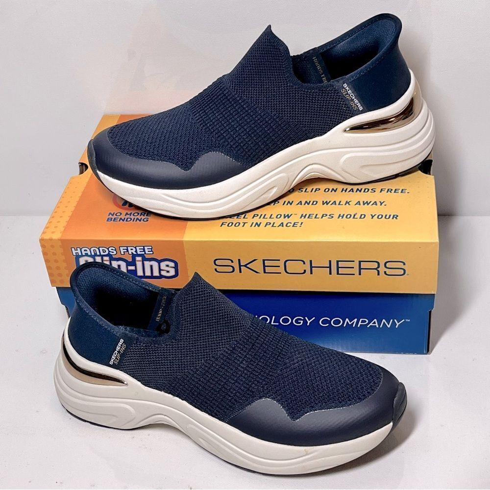 Skechers Hazel Rosalind Street Slip-ins Vegan Knit Shoes